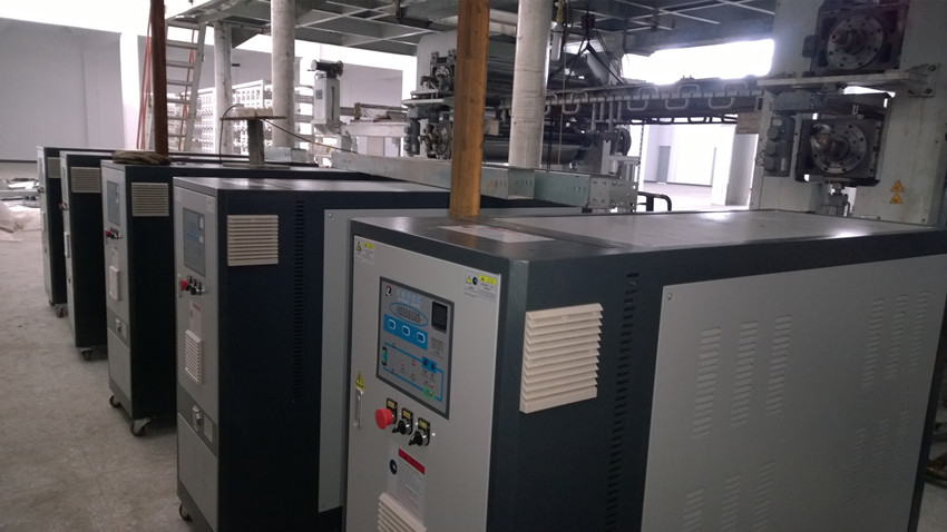 模板油加熱器，油循環模溫機，熱壓機模具加熱器